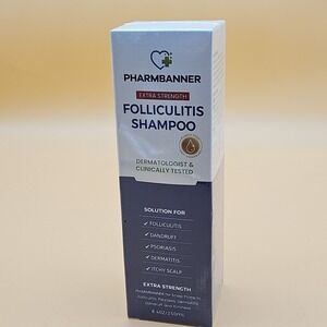 PHARMBANNER Folliculitis Seborrheic Dermatitis Shampoo Anti Dandruff/Antifungal